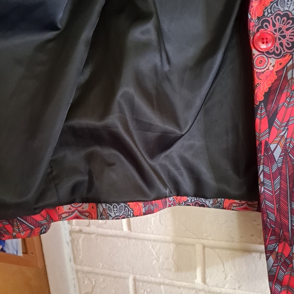 Arkitect lined feather multicolored paisley blazer, small - Picture 2 of 6